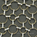 interior design Decorative metal ring mesh